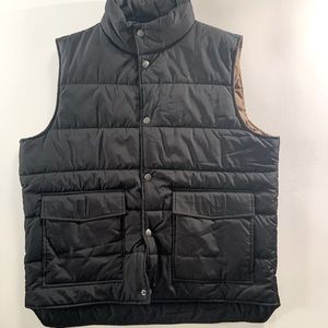 Lands End Men’s Puffer Vest With Pockets